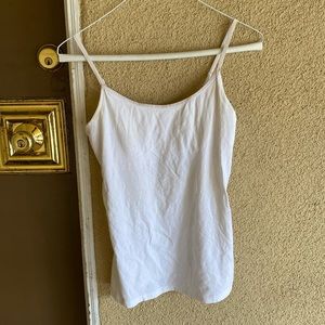 WOMENS WHITE OLD NAVY BRA CAMISOLE BRIGHT WHITE SIZE SMALL🤍